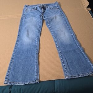 American Eagle Outfitters Light Blue Wide Leg Jeans